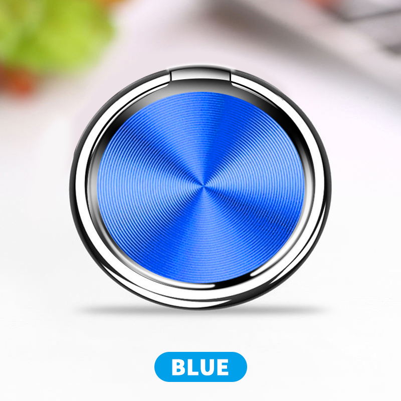 Anillo de soporte magnético para teléfono móvil, accesorio de apoyo para el coche, carcasa automática, mangnet: B-Blue