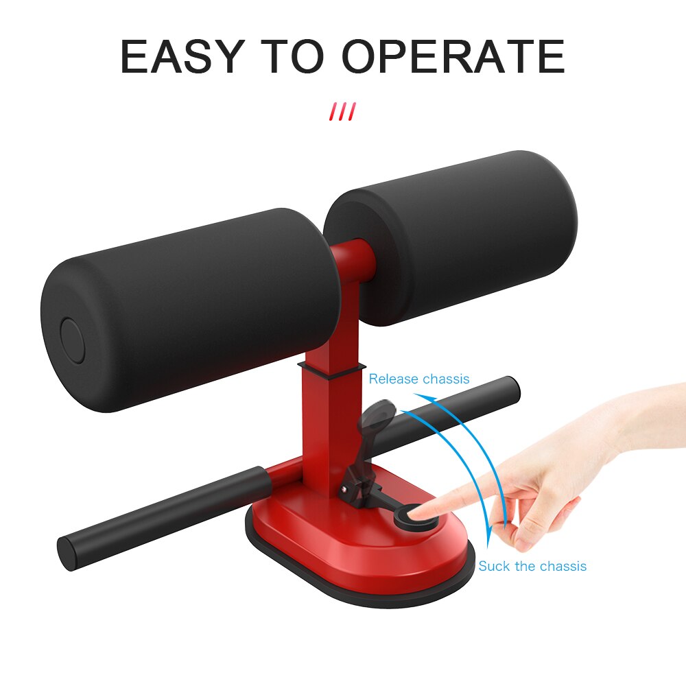 Zitten Assistent Enkel Ondersteuning Abdominale Core Workout Fitness Sit Up Bar Draagbare Situp Zuig Home Gym Sterkte Abs Trainer
