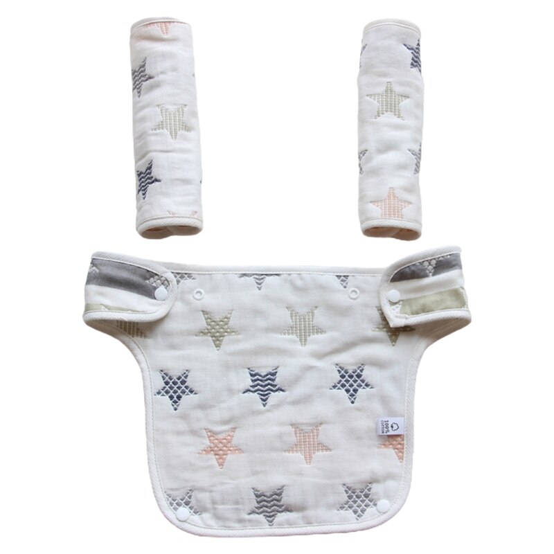 Baby Bib Waist Stool Carrier Protective Cover Saliva Towel Feeding Burp Cloth: 3