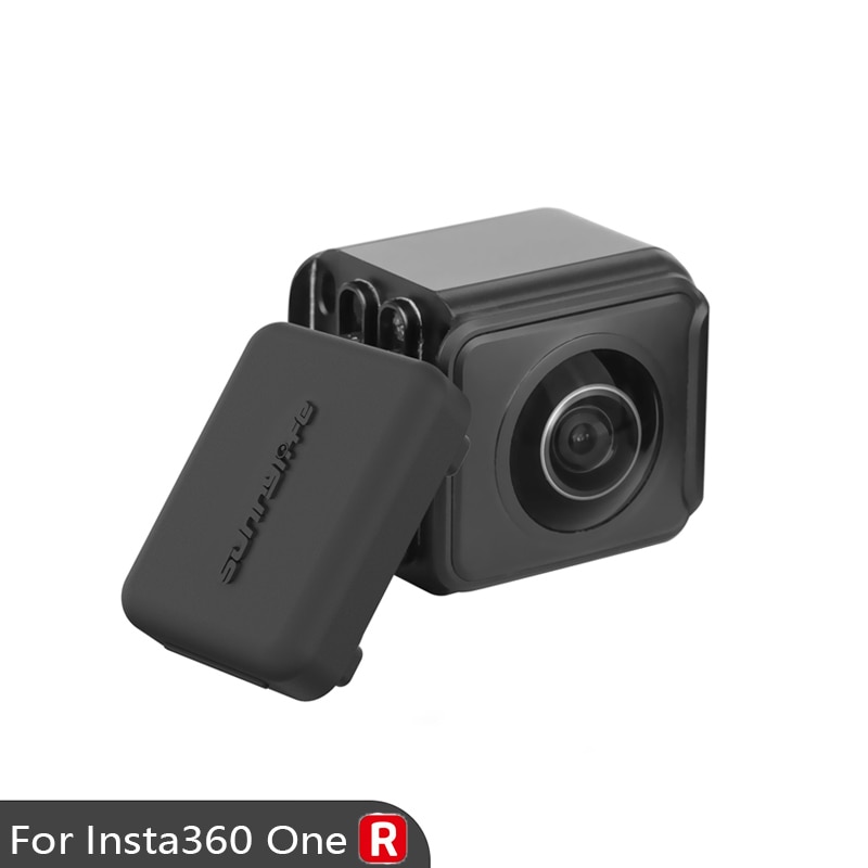 2Pcs Camera Lens Dustproof Silicone Cover Protector Cover for Insta360 One R Action Camera Accessories