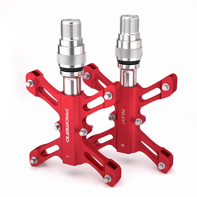 Promend PD-F57 Bicycle Pedals A Pair Of Palin Quick Release Pedals Folding Bike Riding Bearing Pedals MTB Flat Bike Pedals