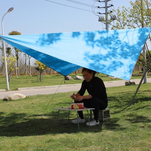 Ultralight Portable Outdoor Shade Cloth Camping Tent Sun Awning Camping Rain Shelter Garden Beach Shade Tent for traveling: B