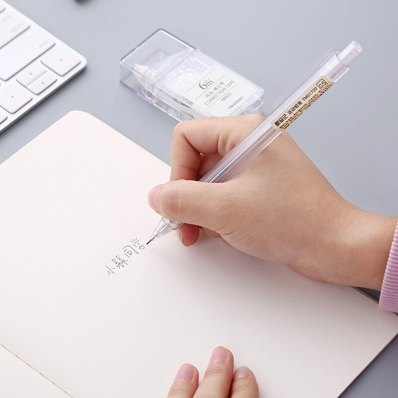 0.5/0.7mm 2B Plastic Mechanical Pencil Drawing writing Transparent Automatic Pencils Office school supplies propelling pencil