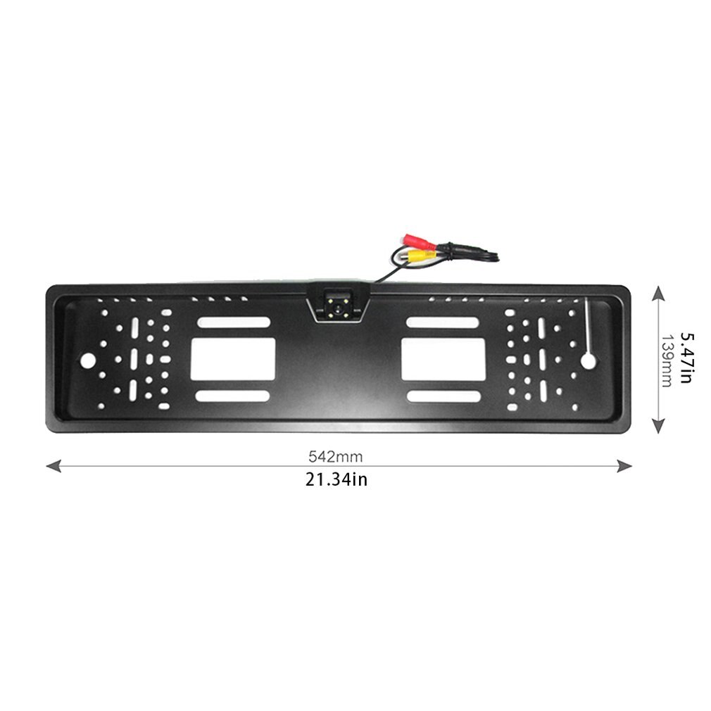 Hd LED Kennzeichen Rahmen Umkehr Rückansicht Kamera Ccd Umkehrung Bild System Super-einfache Installation
