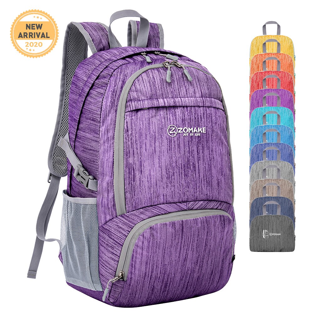 40l Folding Hiking Backpack Waterproof Men Rucksack mountaineering Laptop Travel Backpack Weekender Ultralight Backpack Camping: 131G