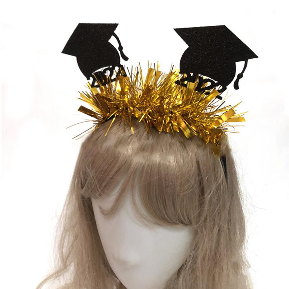 1 Pc 2022 Graduation Hat Head Wear Easy to Use Unbreakable Plastic Assorted Mini Grad 2022 Headdress Party Accessories