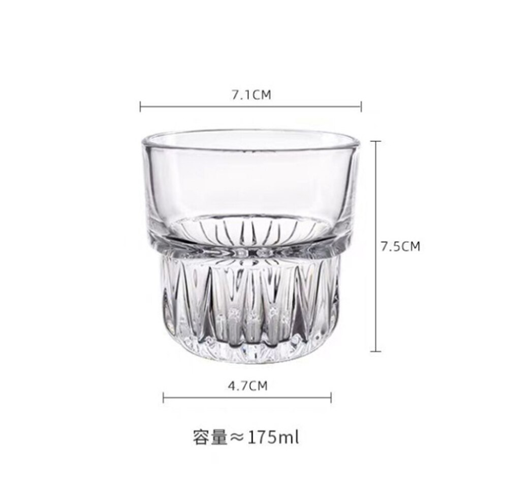 Kjendis kafé glass kaffekopp liten is latte glass gjennomsiktig enkel melk frokost kopp familie juice kopp: 175ml 1 stk