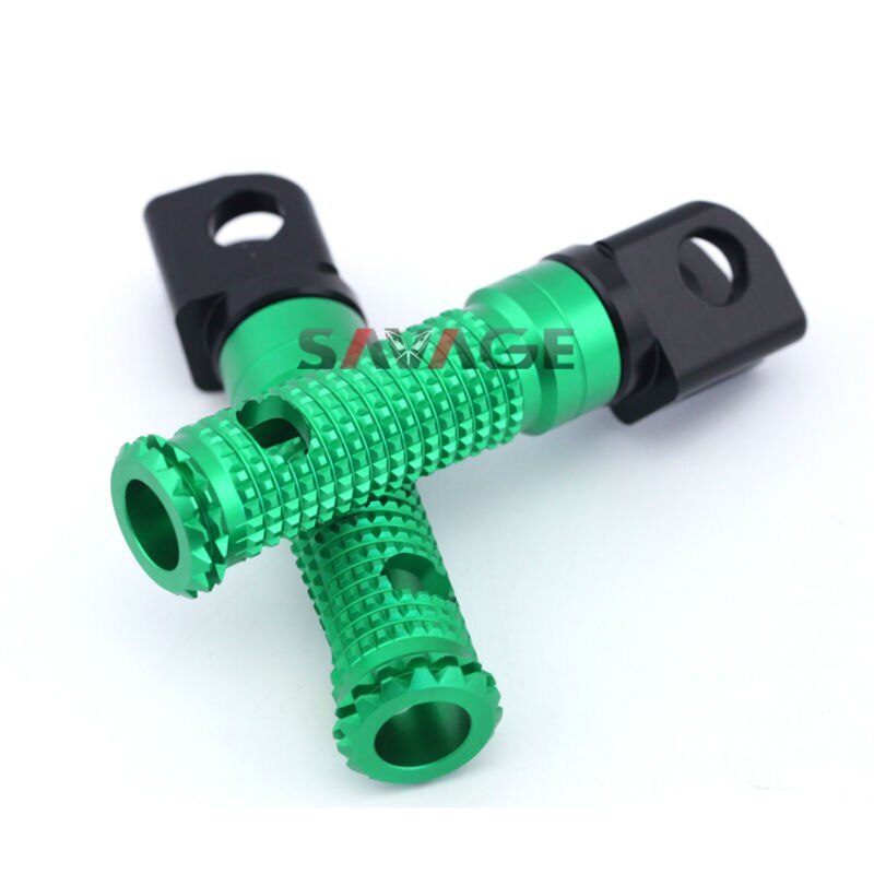 Reposapiés delanteros para motocicleta, pedales para moto KAWASAKI Z900 Z650 VERSYS-X 300 250 KLZ 1000 KLE 650 VERSYS NINJA H2