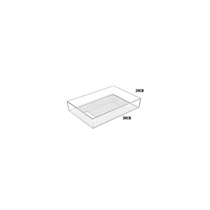 Boîte de rangement de maquillage de style tiroir, conteneur en plastique pour divers articles cosmétiques, séparateur de couverts de cuisine, organisateur de divers articles de bureau: 1pc xl transparents