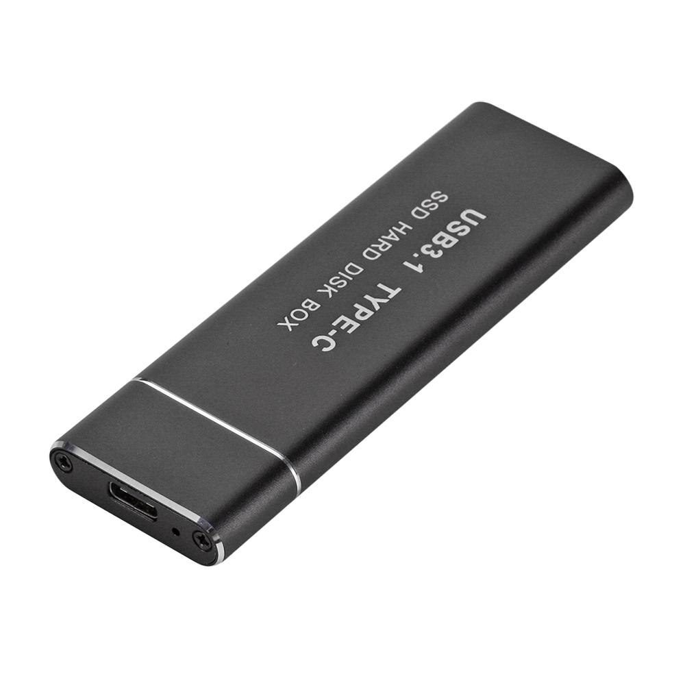 Hard Disk Case M.2 Ngff To Usb3.1 Ssd Solid Mobile Type-c Mobile Hard Disk Box Aluminum Alloy Material Lightweight And Portable