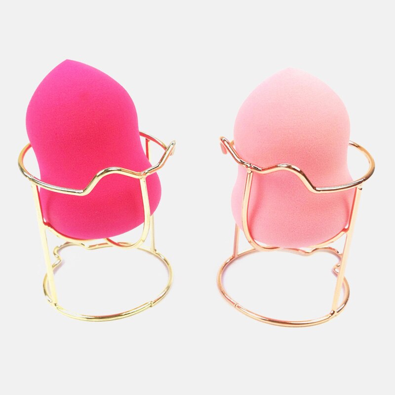 1 Pc mignon chat beauté oeuf support support sèche cosmétique maquillage éponge gourde poudre bouffée support organisateur boîte étagère stockage outils