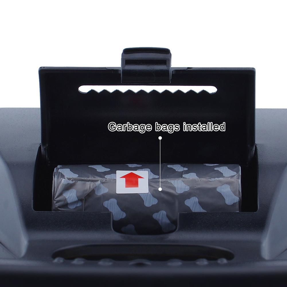 2 in 1 kæledyr pooper scooper  +(1 parti= 10 stk) poop poser sæt hund kat udendørs affald rengøring poop lort afhentning hund affaldspose dispenser