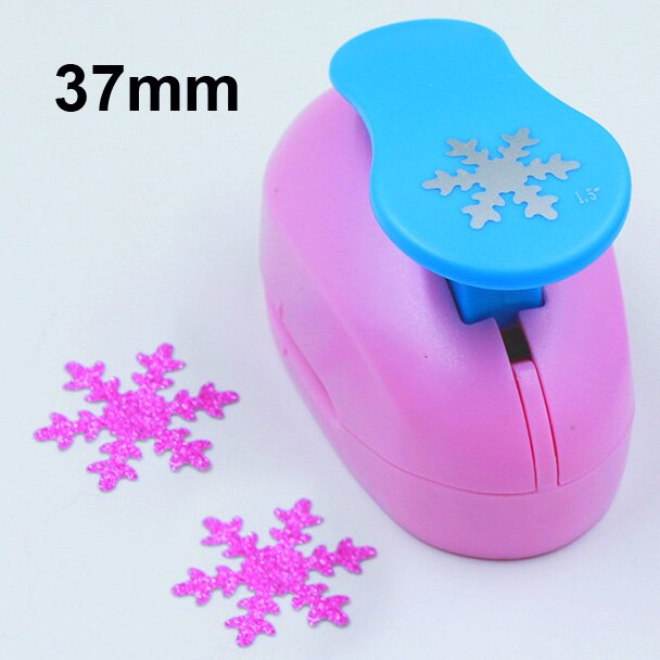 35mm freeship circle punch Embossing device paper cutter crafts scrapbook kid child craft tool hole punches cortador de papel: snowflake