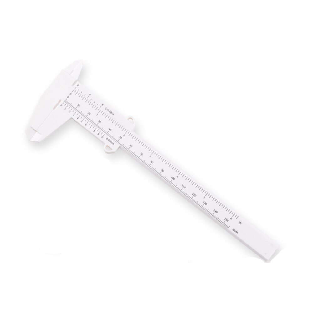 0-80mm Double Rule Scale Plastic Measuring Student Mini Tool Ruler Vernier Caliper 0-150mm Ruler Model Making Caliper Measuring