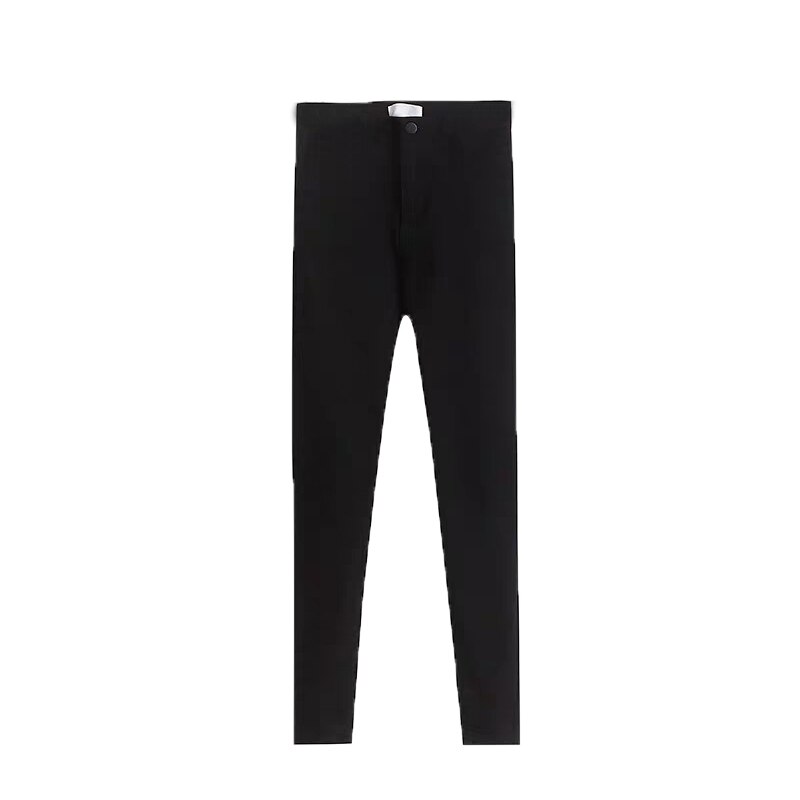 Leggings Women Wear Spring Thin Section Small Feet Wild Small Black Pants High Waist Was Thin Black Pants