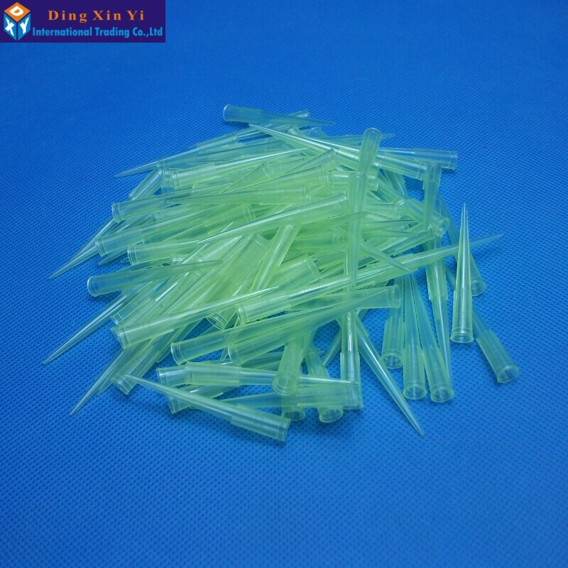 Plastic Pipet doos 96 vents doos + 96 stks 200ul gele pipet tips