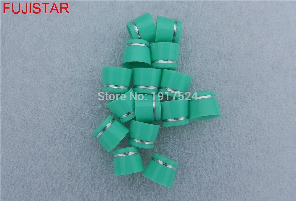 Ferrules de GOLF FUJISTAR pour bois spécifications: intérieur * supérieur * taille extérieure 8.4*10*12.7mm couleur vert pomme