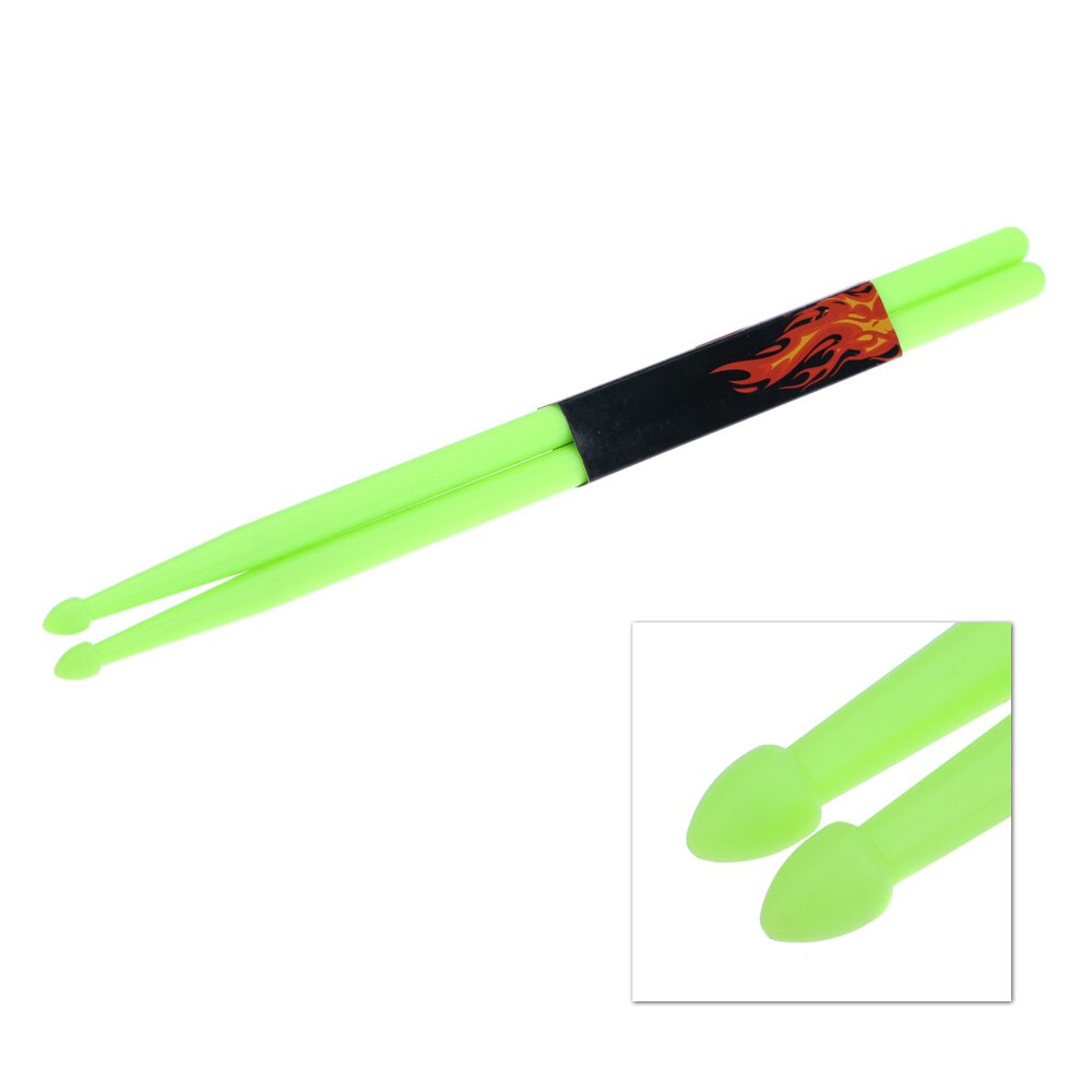 Paar 5A Drumsticks Stok Nylon voor Drum Set Lichtgewicht Professionele Percussie Instrumenten Accessoires