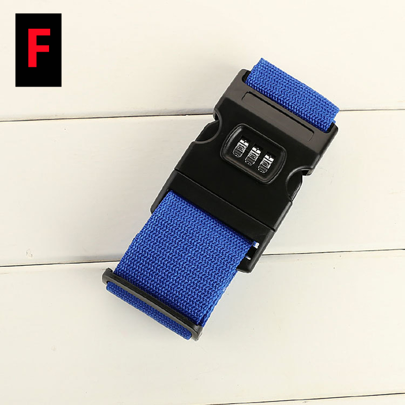 2/1PC Luggage Buckle Strap Anti-theft Password Lock Packing Belt Luggage Strap Bundling Belt Packing Belt Strap Suitcase Belts: 3/8" / Orange