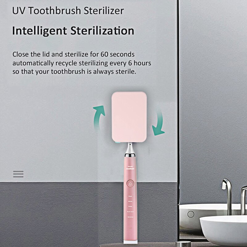UVC-LED Ultraviolet Toothbrush Holder Disinfection Tool Automatic Toothpaste Dispenser Holder Cleaner