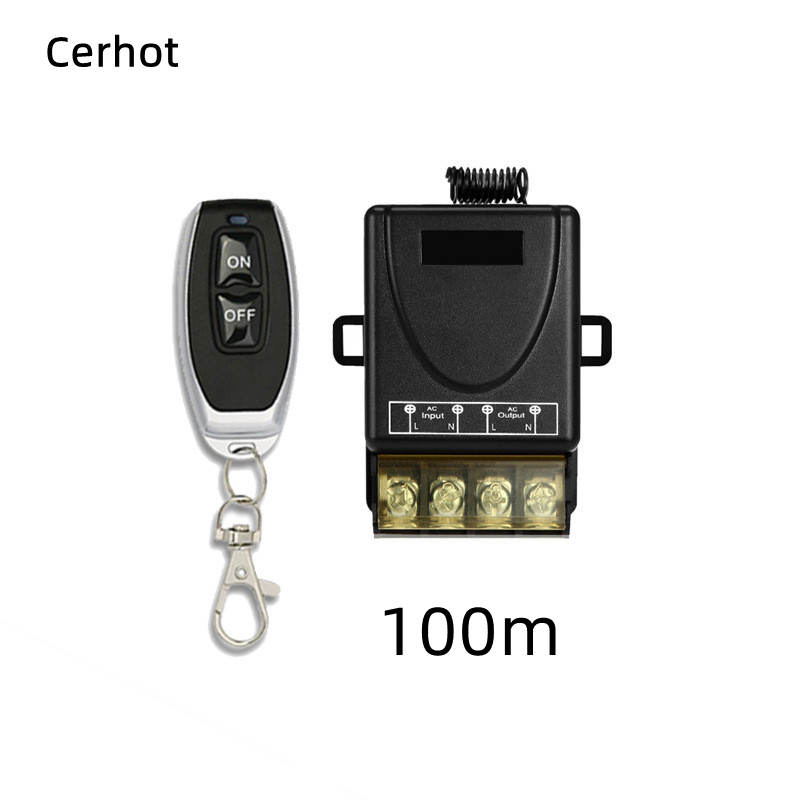 Cerhot Wireless Remote Control Switch On-off High-power 30A Wide-voltage AC 85-265V Long-distance RF433 Remote Control 3000M