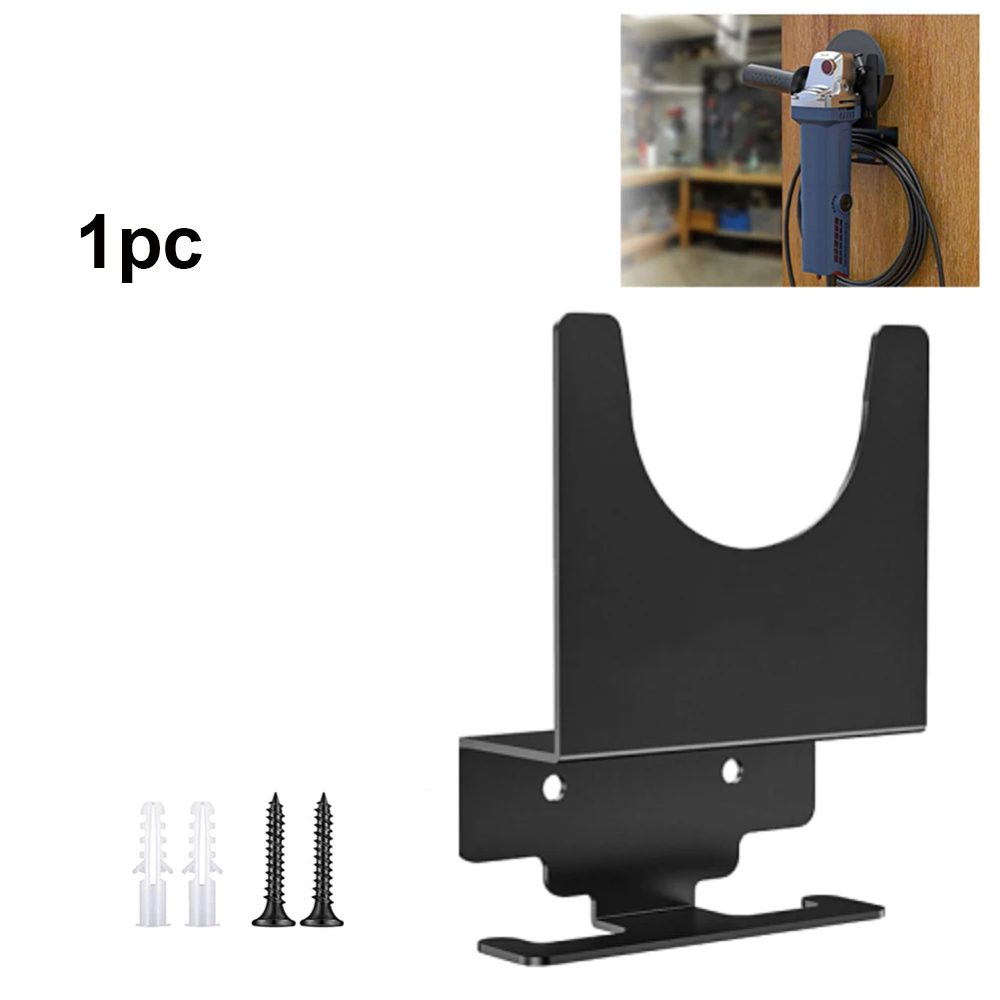 Angle Grinder Holder Metal Angle Grinder Rack with Cord Hanger Wall Mount Bracket for Angle Grinder Cutters Polishers: Chocolate