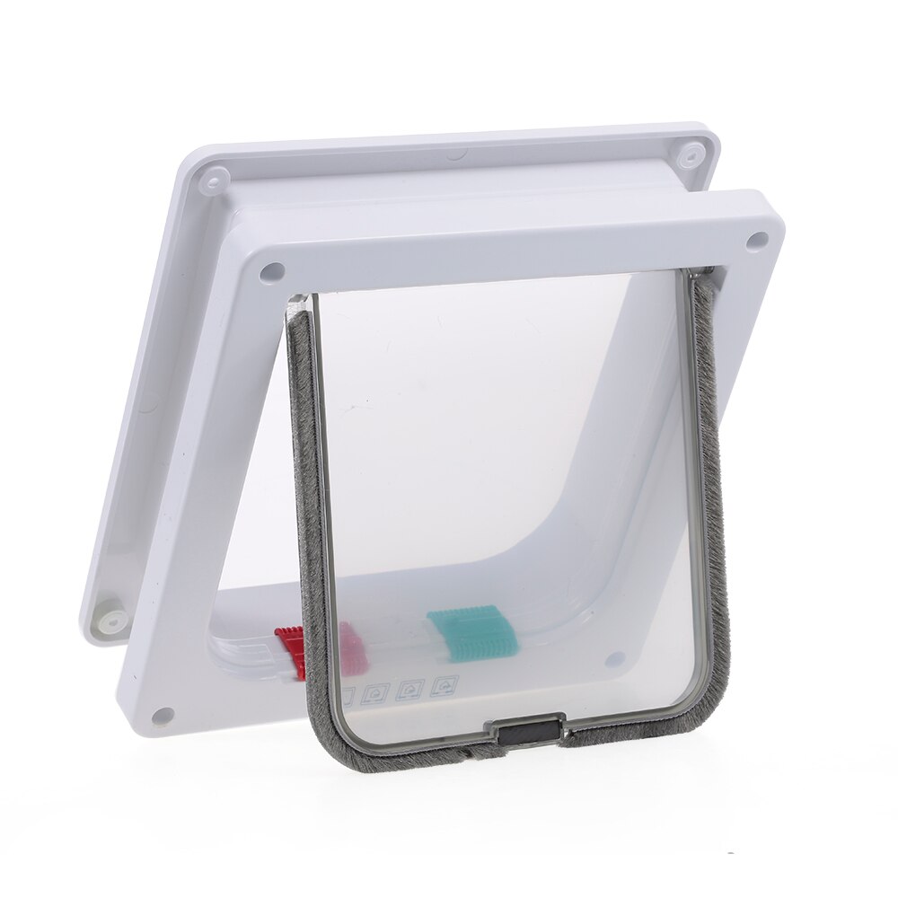 Cat Door with Controllable 4 Way Lock Security Pet... – Grandado