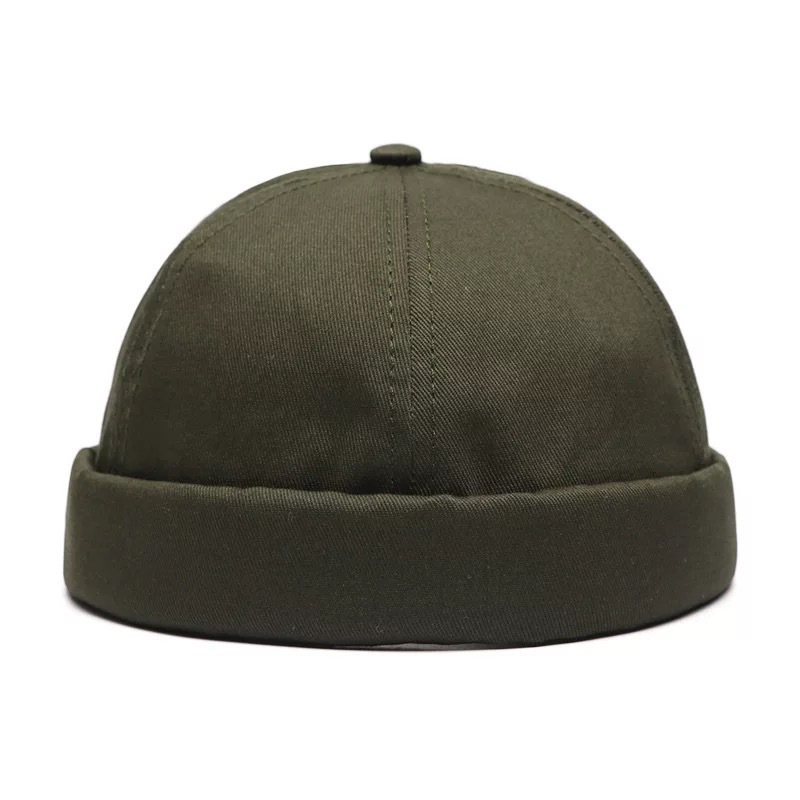 Men Solid Color Landlord Caps Spring and Autumn Melon Skin Hats Literary Hip Hop Hat Painter Cap
