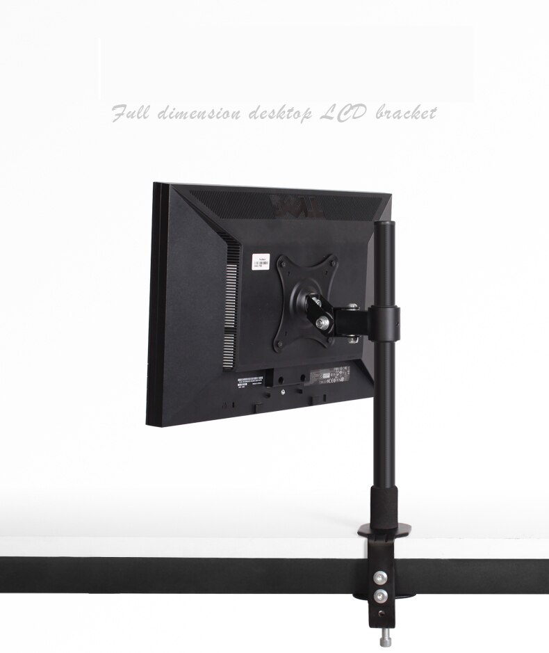 Hyvarwey LC250/40 Desktop Mount Free Lifting Full Rotation 10-22" LCD LED Monitor Holder Table Clamping Monitor Mount Support