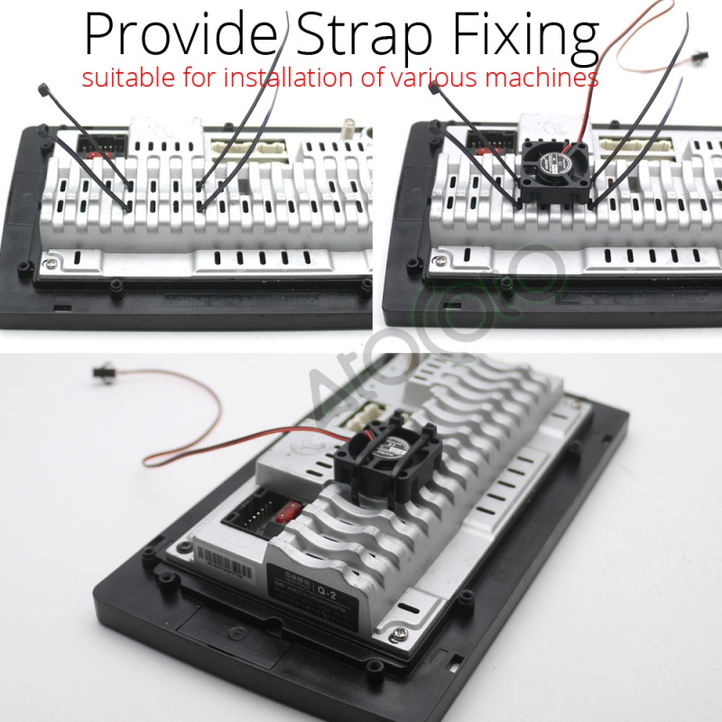 Adaptateur de câble de panneau de montage de tableau de bord USB, ventilateur de refroidissement pour Android, limitation de l'unité principale, autoradio CD, audio stéréo, 4 broches, 6 broches