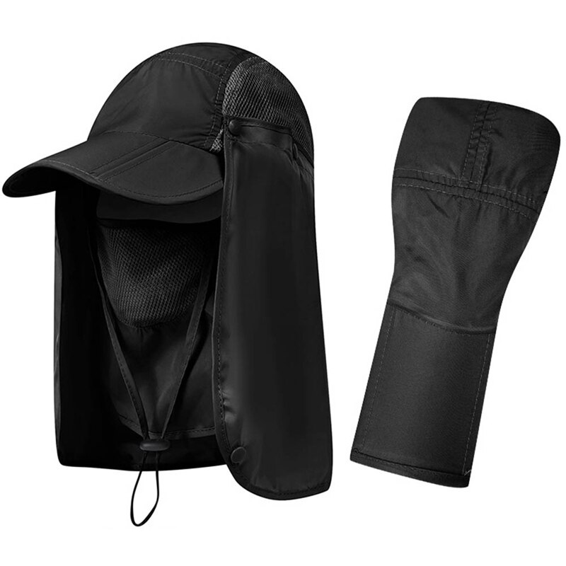 Utendørs sykling maske cap anti-uv vindtett sport visir caps sommer nakke uv beskyttelse casual baseball hatter kvinner menn balaclava