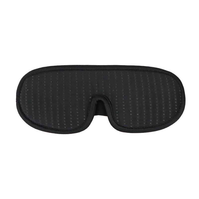 3D Slaapmasker Blokkeren Licht Zachte Gewatteerde Slaap Masker Voor Ogen Slaapmasker Eye Shade Blinddoek Slapen Aid Gezichtsmasker ooglap: Black