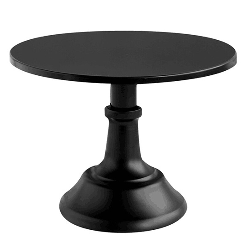 12 Inch Iron Round Cake Stand Pedestal Holder Party 8.66 Inch Height