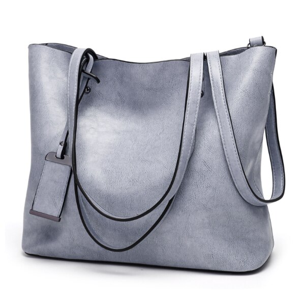 ACELURE couleur unie sacs à bandoulière pour femmes doux en cuir Pu fourre-tout décontractés pour femme all-match dames haute capacité sacs à main: Light blue