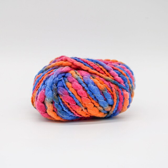 Holaroom 50G/Bal Segment Geverfd Wol Garen Fancy Garen Handwerk Hoed Sjaal Kleding Gebreide Haak Garen Diy Hand breien Draad: 04