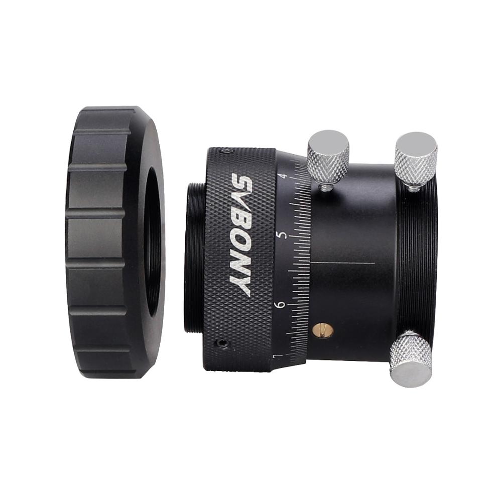 SVBONY High Precision 1.25" Double Helical Focuser for Schmidt Telescope Lenses w/SCT Mount Astronomy Telescope Adapter: two items