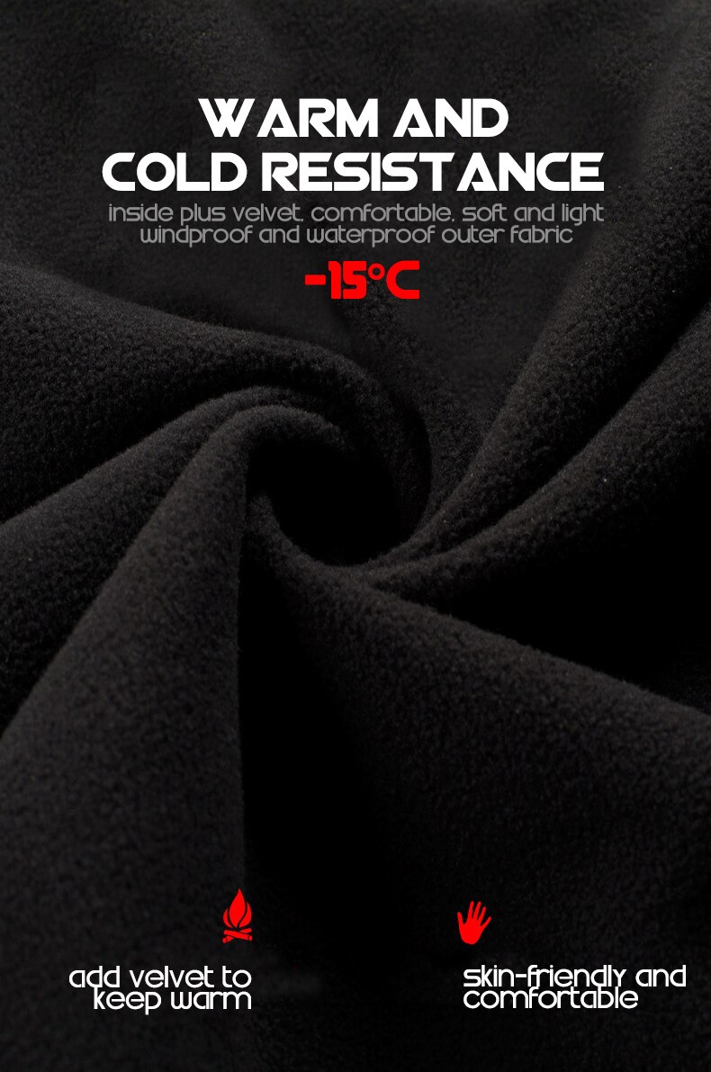 Guantes de invierno FANGBLUE para hombre, guantes para ciclismo, ciclismo, esquí, pantalla táctil, accesorios de pesca antideslizantes, impermeables, Unisex