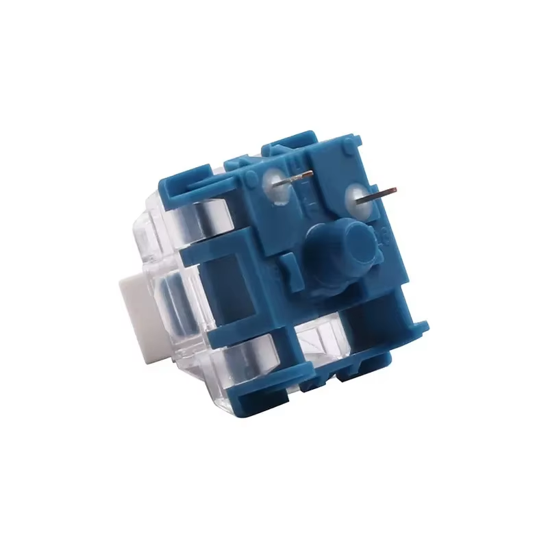 TTC Speed Silver V2 DIY teclado mecánico personalizado para jugadores interruptor lineal 45gf 3 pines RGB SMD interruptores de intercambio en prevención de contatos