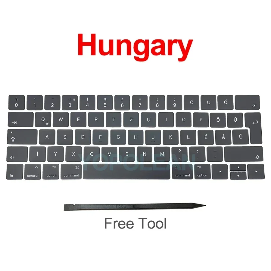 Nowy A1706 A1707 Klawisze klawiatury nasadka US UK French EU Dla Macbook Pro Retina 13" 15" nasadka na klucze laptopa 2016 2017 Rok: BRĄZOWA