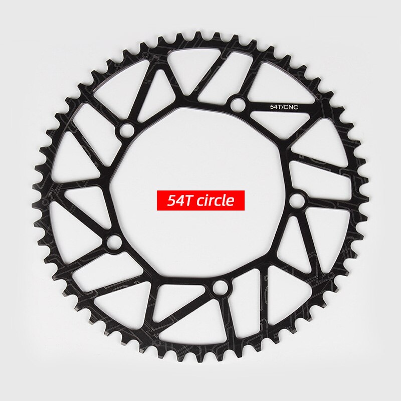 Litepro Lp 130BCD Fiets Kettingblad 50 52 54 56 58T Aluminium Enkele Disc Ketting Wiel Vouwfiets Vierkante gat Crankstel: Chainring 54T