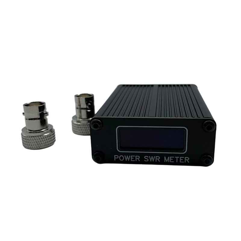 Mini QRP 1.6Mhz-30Mhz SWR HF compteur d'onde debout à ondes courtes SWR mètre de puissance + OLED + batterie + câble USB basé sur G8GYW