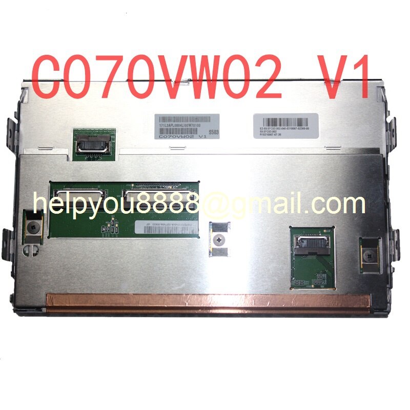 7inch LCD display C070VW02 V1 without touch screen For Land+Rover Discovery 4 Range Rover Sport) DVD NAVI radio