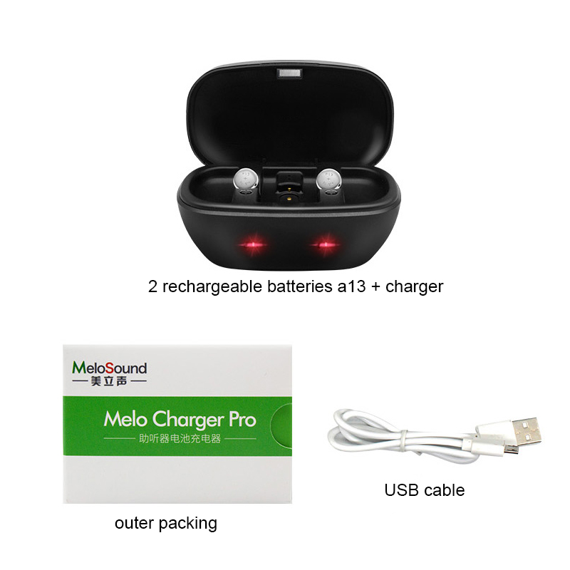 Hearing Aid Batteries 13 A13 13A P13 PR48 with Charging Case Rechargeable Cell Button Battery for BTE Hearing Aids Amplifiers: Yellow