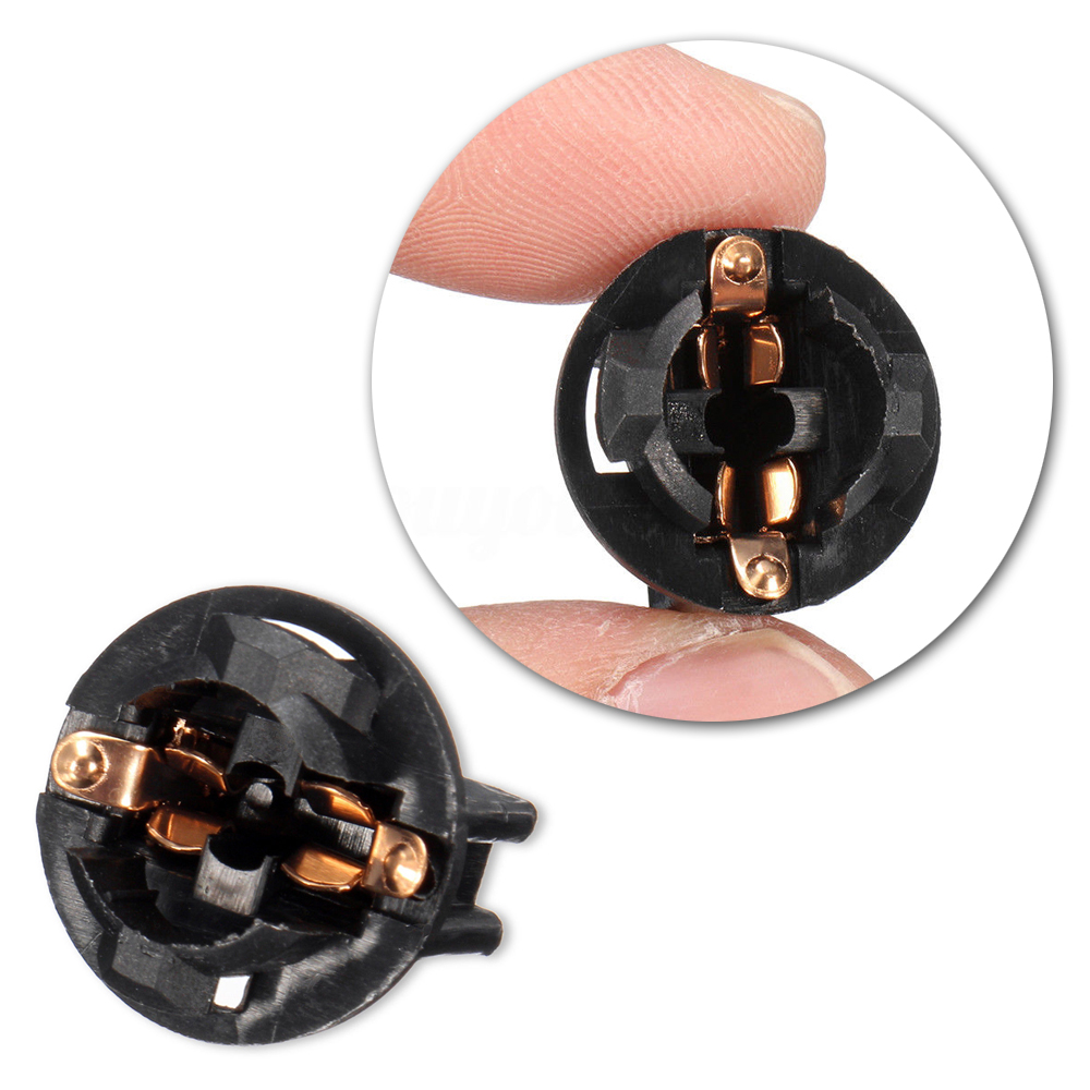 Zócalo de Panel de instrumentos para tablero de instrumentos, 10 piezas T10 W5W 168 194, bloqueo de giro, Bases de cuña, lámpara, soporte de enchufe para bombilla de tablero