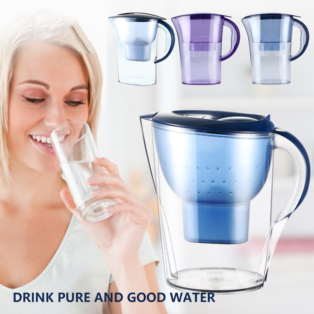Vattenfilter kanna vattenkokare med påfyllning filterpatron aktivt kol vattenkokare hemmakontor drinkware purifier