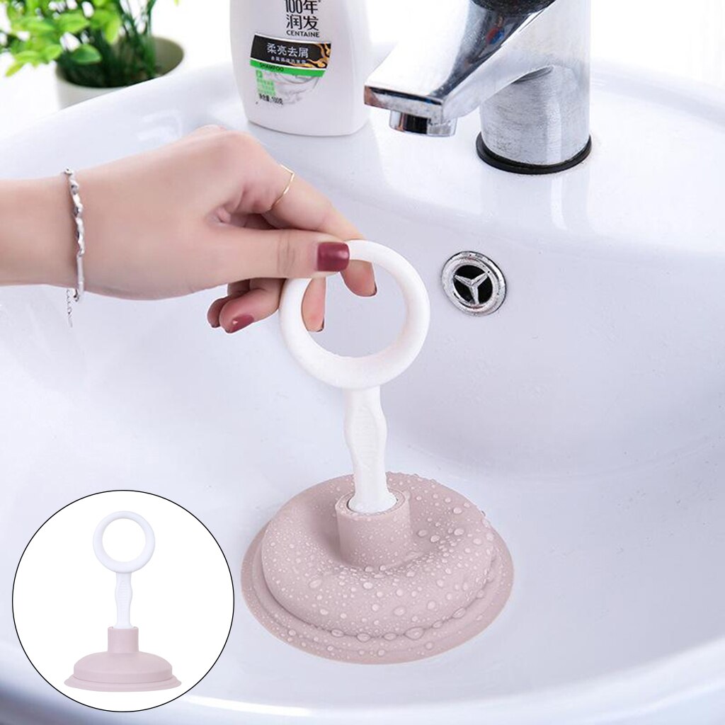 Émbolo Manual para dragado de tuberías, herramienta limpiadora de alcantarillado, fregadero de baño y cocina