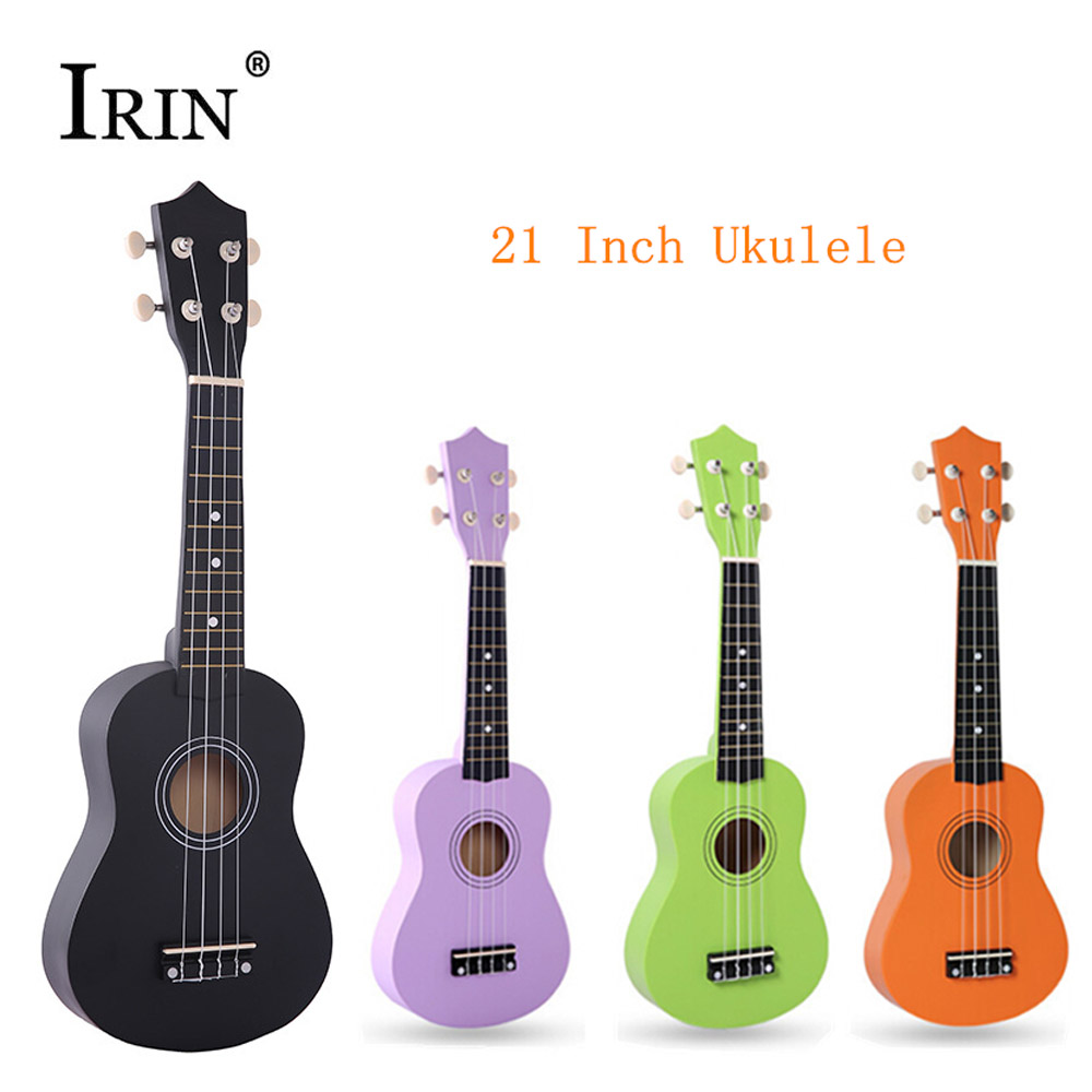 Irin Professionele Mini 21 Inch Ukelele Basswood 4 Snarige Palissander Toets Pure Tone Ukulele Uke Muziekinstrument Kids