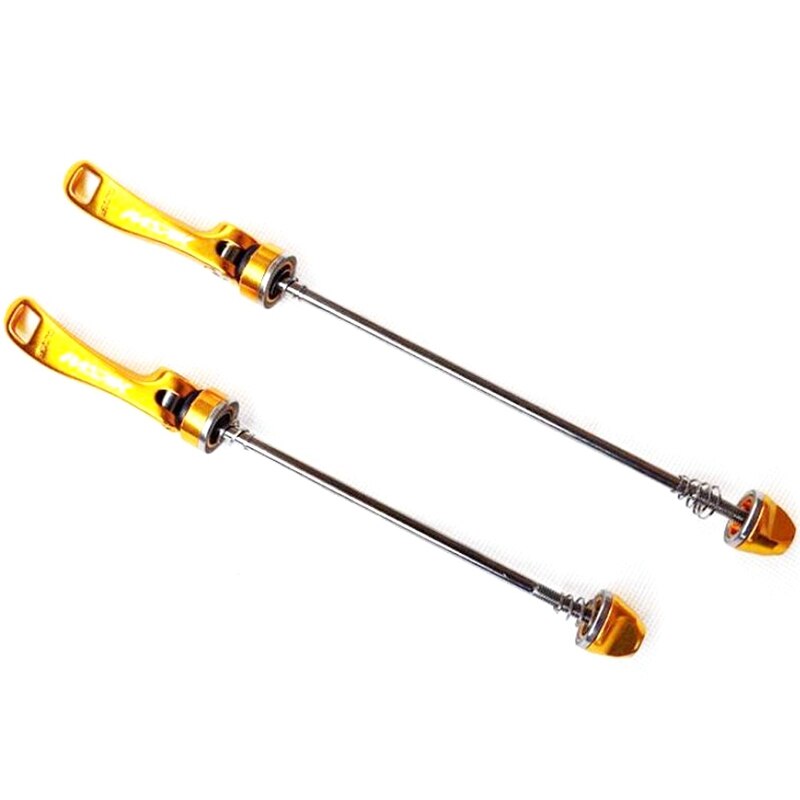 Pasak Quick Release Mtb Wheels Skewers Shaft Hub Axle Core Wheelset Lockout for 9X100mm 9X135mm: Yellow