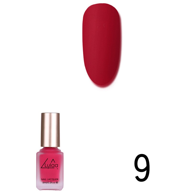 Matowe lakier robić paznokci matowy efekt przyjazne dla środowiska aksamit gładki lakier robić paznokci LDO99: 09