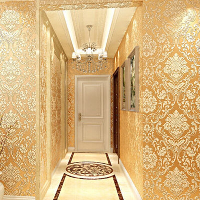 Embossed Damask Wallpaper for Bedroom Living Room TV Background 3D Textured Self-adhesive Non-woven Wall Paper Home Decor: 07